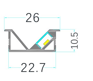 Shelf Linear Light detail 3