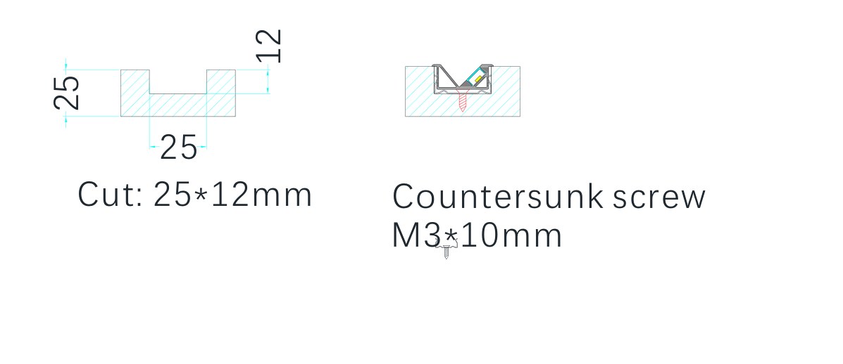 Shelf Linear Light detail 4